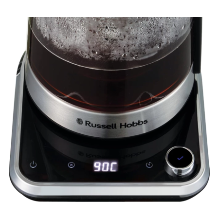 Електрочайник Russell Hobbs 26200-70 Attentiv Kettle, 1.7л, Strix, скло, база зі сховищем для шнура, сірий (ER26200-70) Изображение