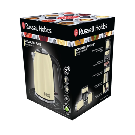 Чайник електр. Russell Hobbs 20415-70 Colours Plus Classic Cream (177718) Изображение