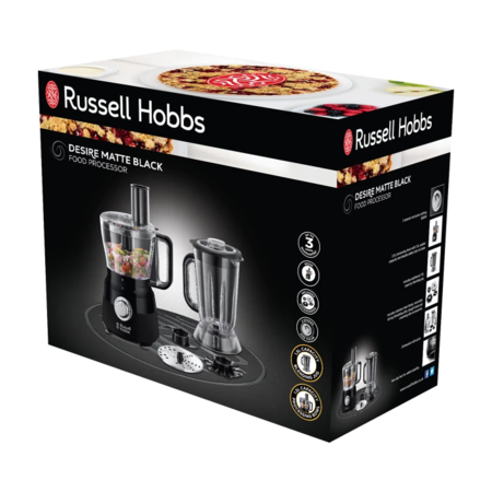 Кухонний комбайн Russell Hobbs 24732-56 Matte Black Изображение
