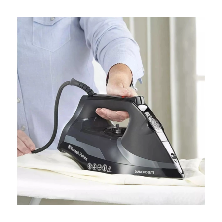 Утюг Russell Hobbs 27000-56 Diamond Elite Iron ( сірий із чорним ) Изображение