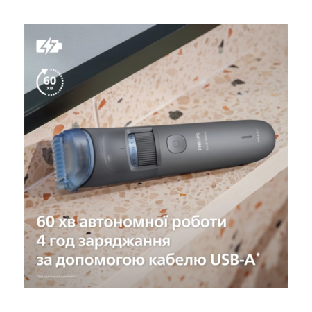 Тример для бороди PHILIPS BT3617/15 серії 3000 Зображення