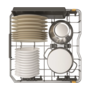 Посудомийна машина Whirlpool W7F HP33 A Изображение