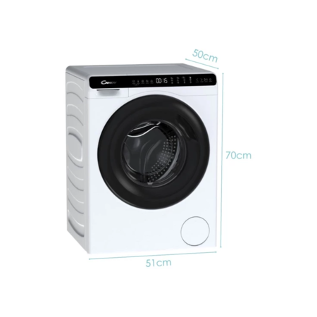 Пральна машина вузька Candy CW50-BP12307-S Изображение