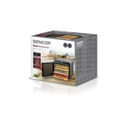 Сушаркадля овочів та фруктів Sencor SFD7750SS Изображение