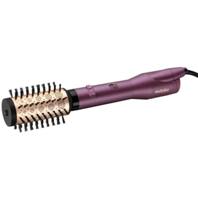 Щітка-фен для волосся BaByliss 650 Вт 2 режими роботи, іонізація, холодний обдув Фіолетовий (AS950E) Зображення