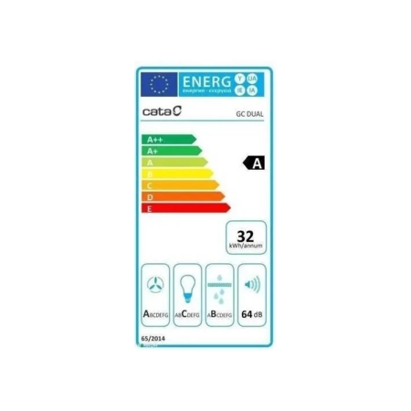 Витяжка Cata gc dual 45 bk (02130208) Изображение