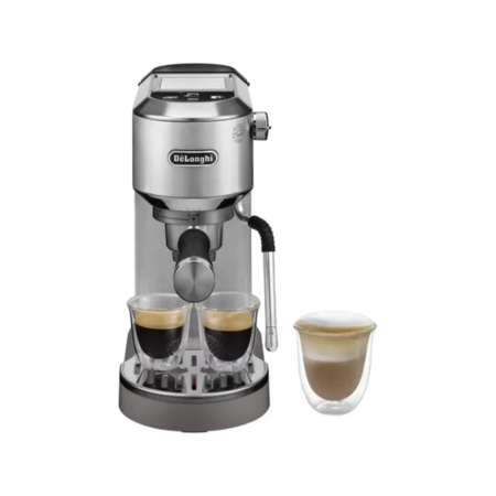 Ріжкова кавоварка еспресо Delonghi Dedica Duo EC890.M Зображення