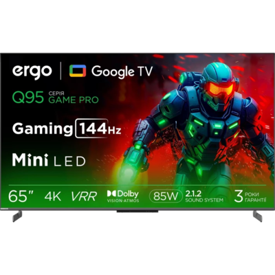 Телевізор Ergo 65MQ95 Game PRO Зображення