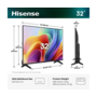 Телевізор Hisense 32A4S Зображення