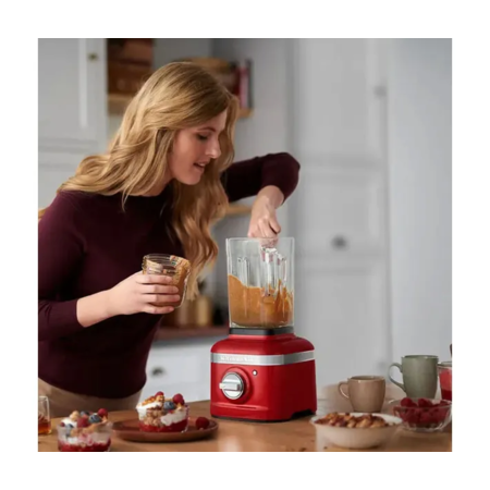 Блендер KitchenAid Artisan K400 1,4 л 5KSB4026ECA зі скляною склянкою карамельне яблуко Зображення