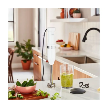 Блендер KitchenAid CLASSIC 5KHBV53EWH занурювальний білий Зображення