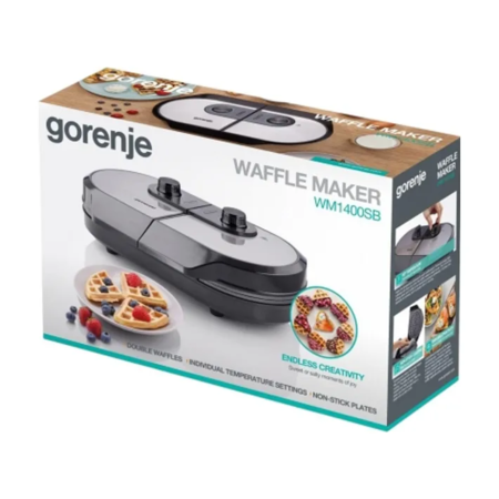 Вафельниця Gorenje WM 1400 SB (WM1400SB) (892563-01) Зображення