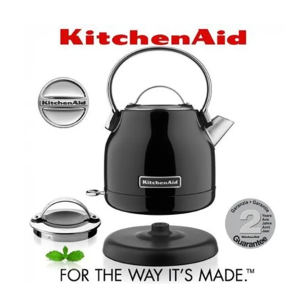 Електрочайник KitchenAid CLASSIC 5KEK1222EOB чорний Изображение