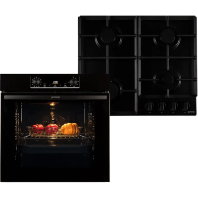Духова шафа електрична Gorenje BO6735E05B + GTW641EB Изображение