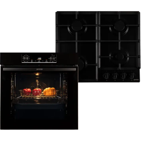 Духова шафа електрична Gorenje BO6735E05B + GTW641EB Зображення