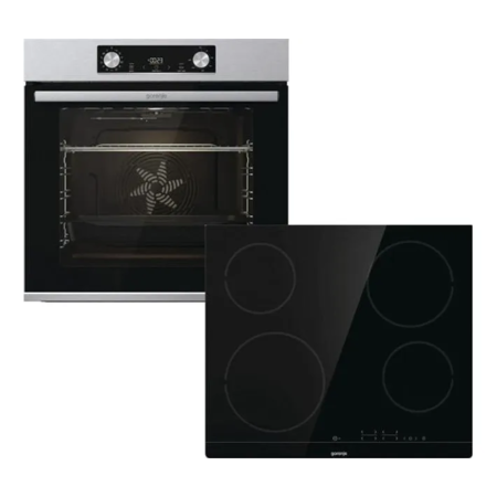 Духова електрична шафа Gorenje BO6737E02X + ECT41SC Зображення