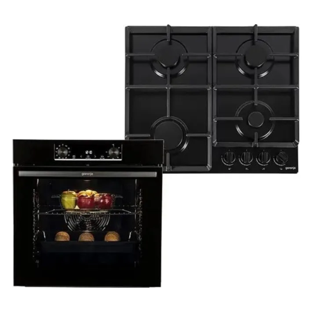 Духова електрична шафа Gorenje BO6735E02BK + G641EB Зображення