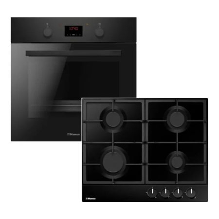 Духова шафа електрична Hansa FCGS68326 + Варильна поверхня газова Hansa FCGS68326 (комплект) Зображення
