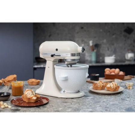 Планетарний міксер KitchenAid Artisan 5KSM175PSEAC з відкидним блоком кремовий Зображення