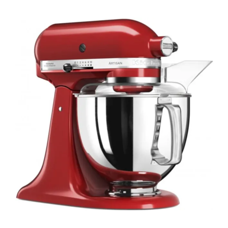 Планетарний міксер KitchenAid Artisan 5KSM175PSEER з відкидним блоком червоний Зображення