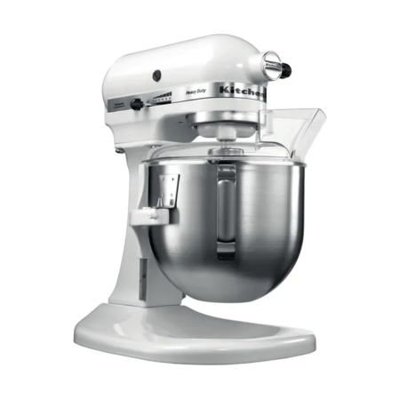 Кухонний комбайн KitchenAid Heavy Duty 4,8 л 5KPM5EWH з відкидним блоком білий Зображення