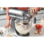 Планетарний міксер KitchenAid Artisan 5KSM125ECU з відкидним блоком сріблястий Зображення