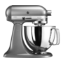 Планетарний міксер KitchenAid Artisan 5KSM125ECU з відкидним блоком сріблястий Зображення
