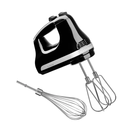 Міксер KitchenAid CLASSIC 5KHM5110EOB ручний 5 швидкостей чорний Зображення