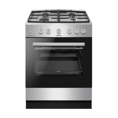 Плита Hansa FCGS61129H газова, 70л, 60x60см, чавун, нерж (ERFCGS61129H) Зображення