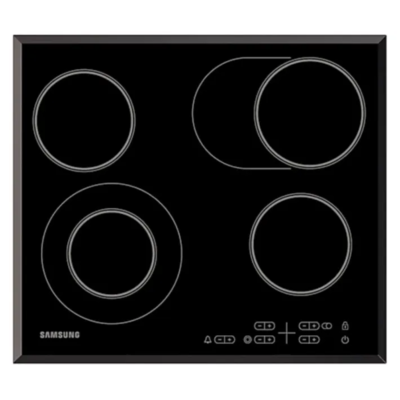 Варильна поверхня електрична Samsung NZ64T3516QK/WT Зображення