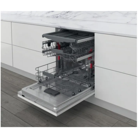 Вбудована посудомийна машина WHIRLPOOL WIC 3C33 PFE Turbo Зображення