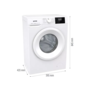 Пральна машина GORENJE WNGPI72SBS/UA (WFG17012) Зображення