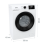 Пральна машина Gorenje W3NGPI62SBS Зображення