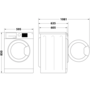 Пральна машина із сушаркою Whirlpool FFWDB 1176258 BCV UA Изображение