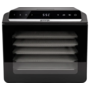 Сушарка для продуктів Gorenje FDK600DB 580Вт, піддонів - 6x1.5см, діаметр - 25см, макс - 75°С, дисплей, пластик+метал, чорний (ERFDK600DB) Зображення