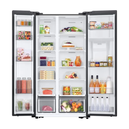 Холодильник Samsung Side-by-side RS57DG410EM9UA Изображение