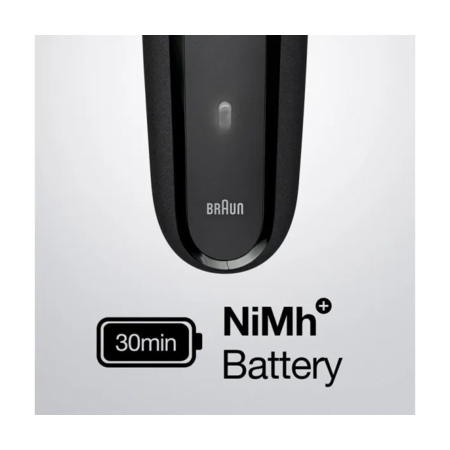 Електробритва BRAUN 300BT Series 3 типу 5408 black/black Зображення