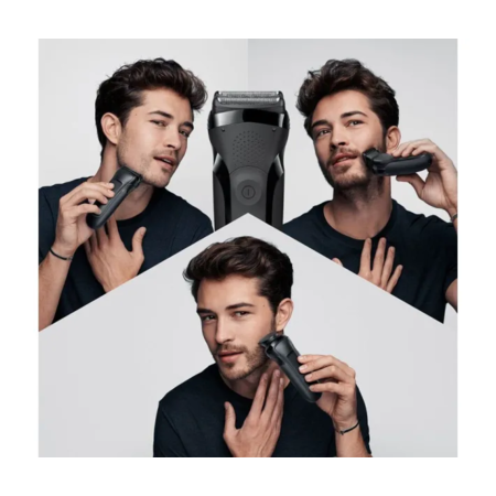Електробритва BRAUN 300BT Series 3 типу 5408 black/black Зображення