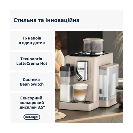 Кавомашина DELONGHI Rivelia EXAM440.55.BG S11 () Зображення