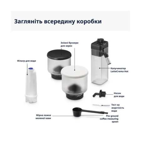 Кавомашина DELONGHI Rivelia EXAM440.55.W Зображення