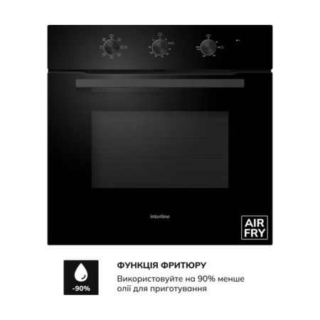 Духова електрична шафа Interline OFG 383 MRG BA AirFry Зображення