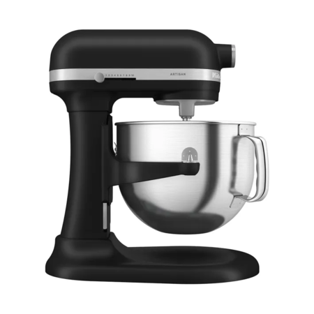 Кухонний комбайн KitchenAid Artisan 6,6 л 5KSM70SHXEBM із підйомною чашею, чорний матовий Зображення