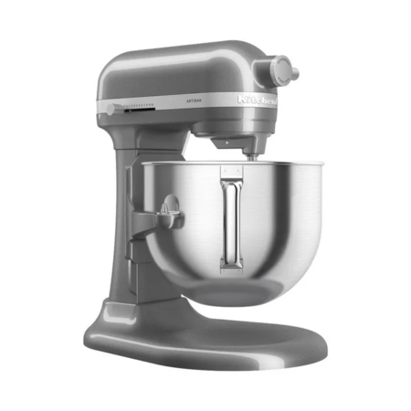 Кухонний комбайн KitchenAid Artisan 6,6 л 5KSM70SHXEMS із підйомною чашею, колір срібний медальйон Зображення