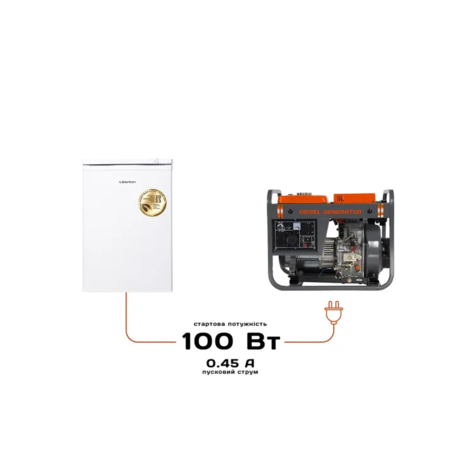 Морозильна камера LIBERTON LVF 85-90H Зображення