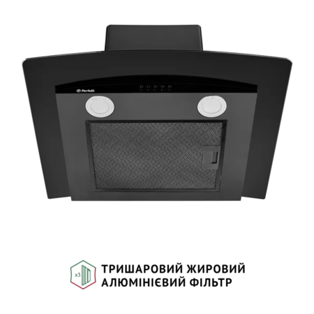 Кухонна витяжка Perfelli GRASSI 6HMB NERO Зображення