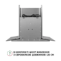 Кухонна витяжка Perfelli GRASSI 6HMX INOX Зображення