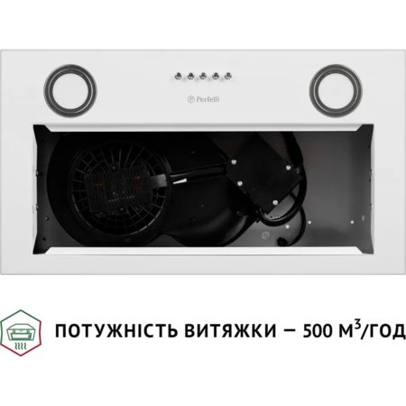 Кухонна витяжка Perfelli BI 5022 WH LED Зображення