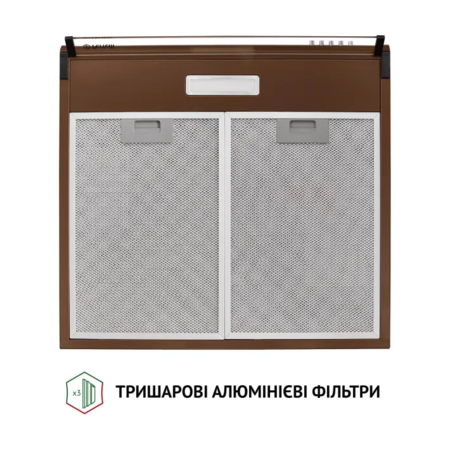 Кухонна витяжка Perfelli PL 5144 Dark BR LED Зображення