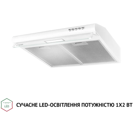 Витяжка PERFELLI PL 5144 W LED Зображення