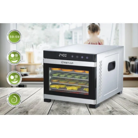 Сушарка для овочів і фруктів WetAir WFD-K650S Зображення